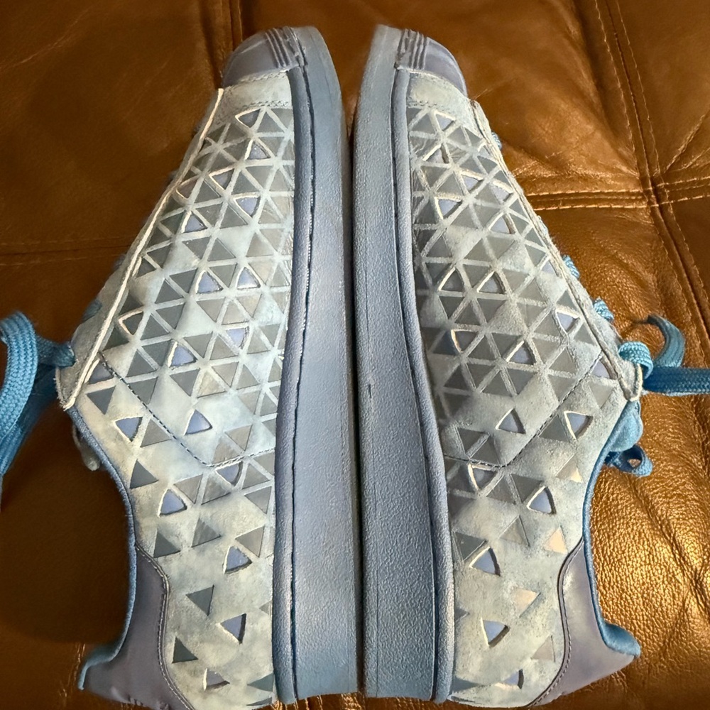 Adidas Superstar sneakers turquoise faded look unisex US6 - Picture 8 of 8